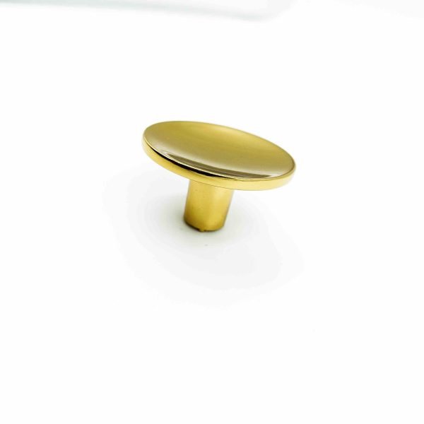 Drawer cabinet knob round gold and rosegold finish 32mm