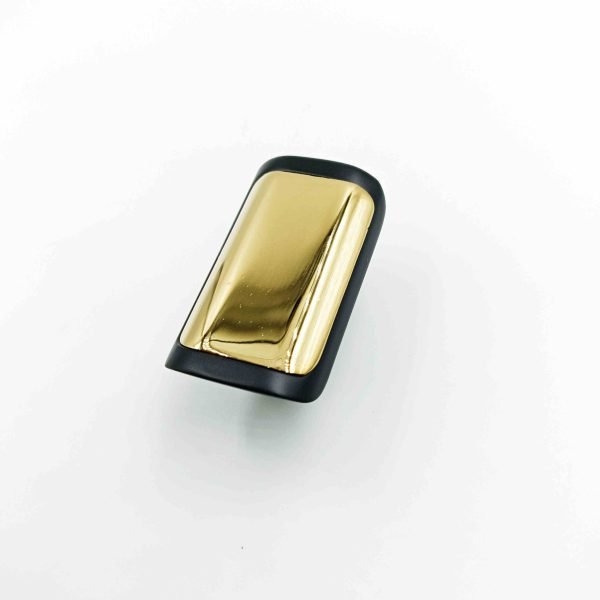 Drawer cabinet knob Rectangle pvd gold with black DK231 50mm