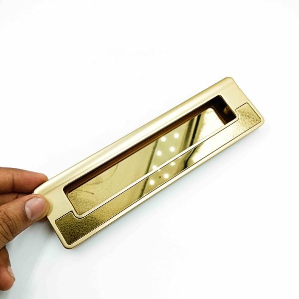 Concealed handle Gold DC2607 sliding door handle