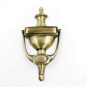 Brass antique door knocker woldcup