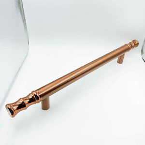 Maindoor handle Rosegold round