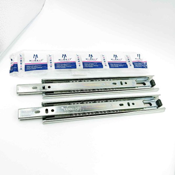 Telescopic channel 30kg capacity drawer channel zinc