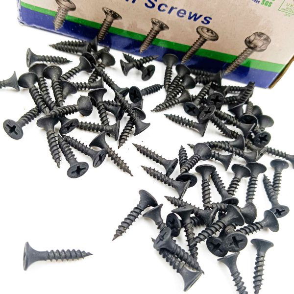 Drywall pop black screw star