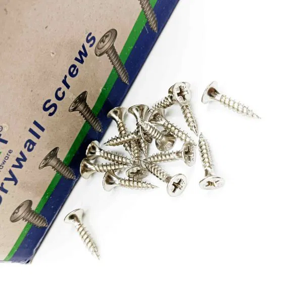 Drywall pop crome screw star