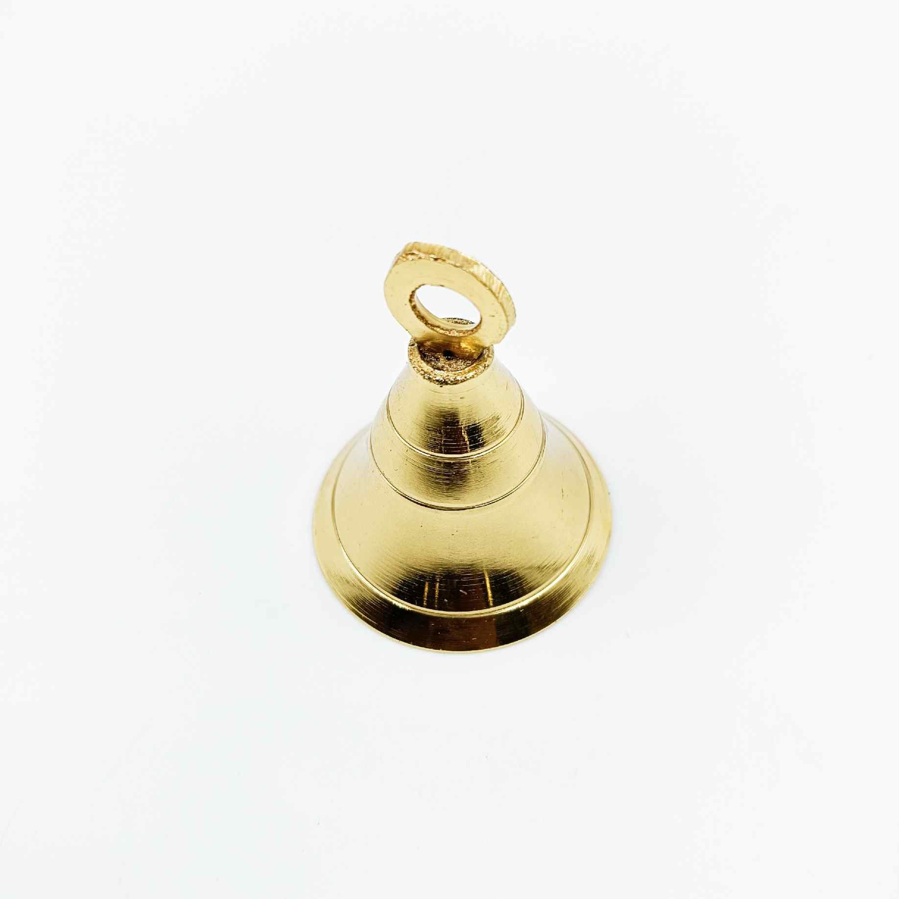 Small bell gold finish mantap decorative bells 3/4,1,1.5,2