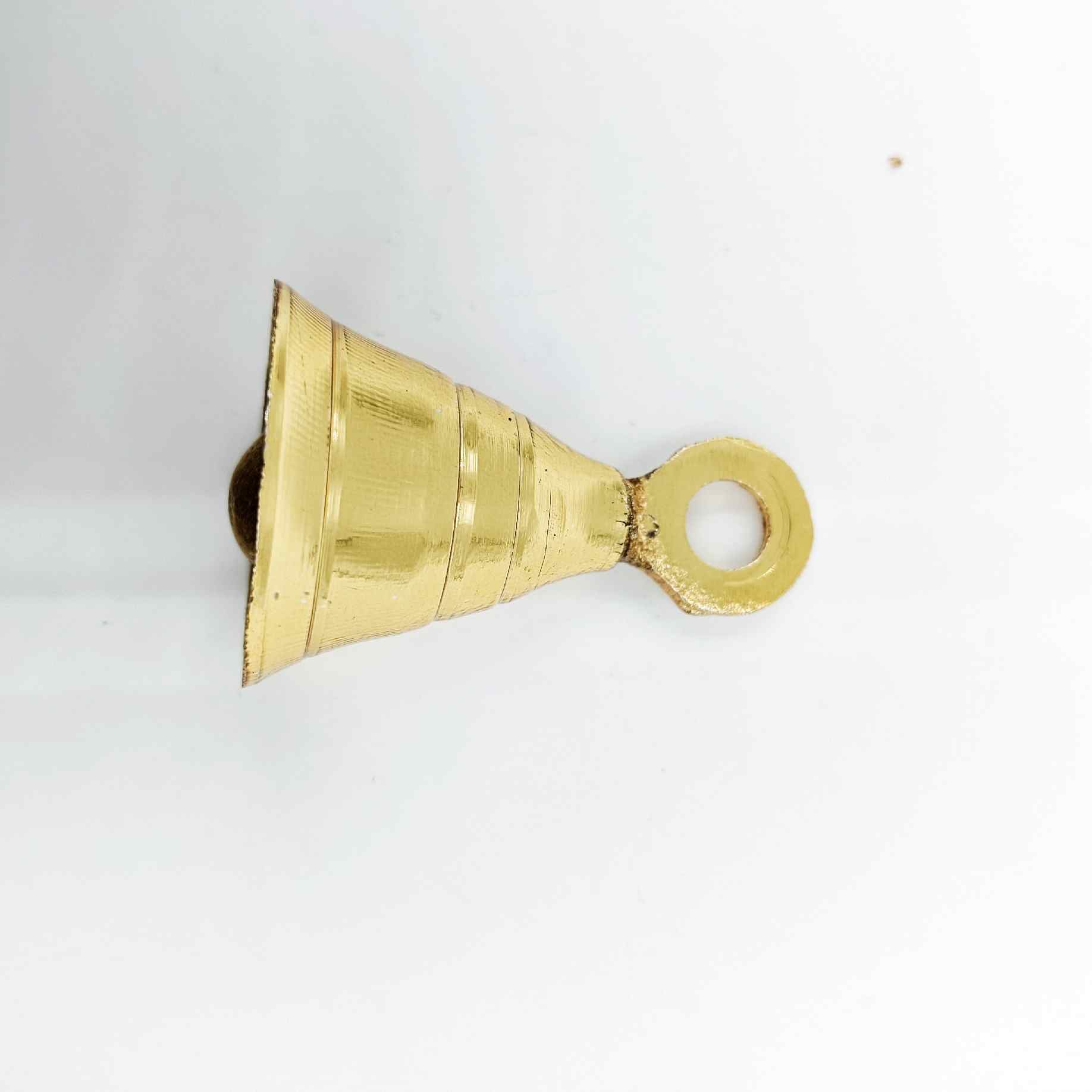 Small brass hanging bell silver and gold finish 1/2,3/4,1,1.5,2 for  mantap decoration(1108) - Bhoomi Hardware
