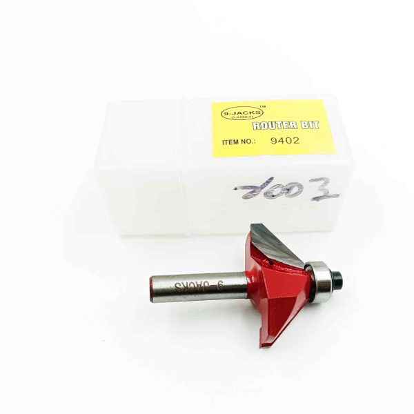 9403 Router bit 8mm shank for big router machine with bearing