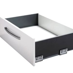 Best Slim tendem box drawer for kitchen grey finish 500mm (20") deep innovative soft close 4",6",8" 15 years mechanism warrenty