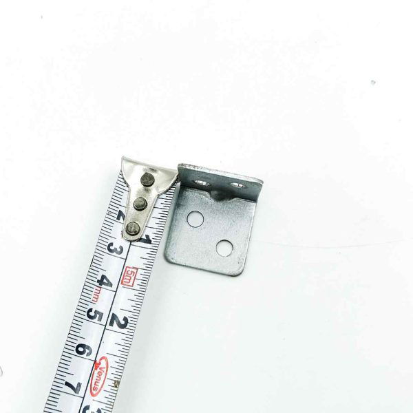 Metal L clamp 25mm zinc coated L bracket