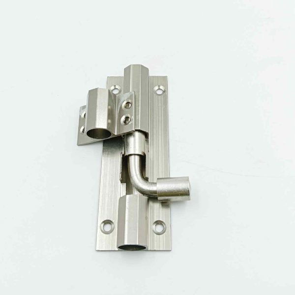 Aluminium tower bolt steel finish