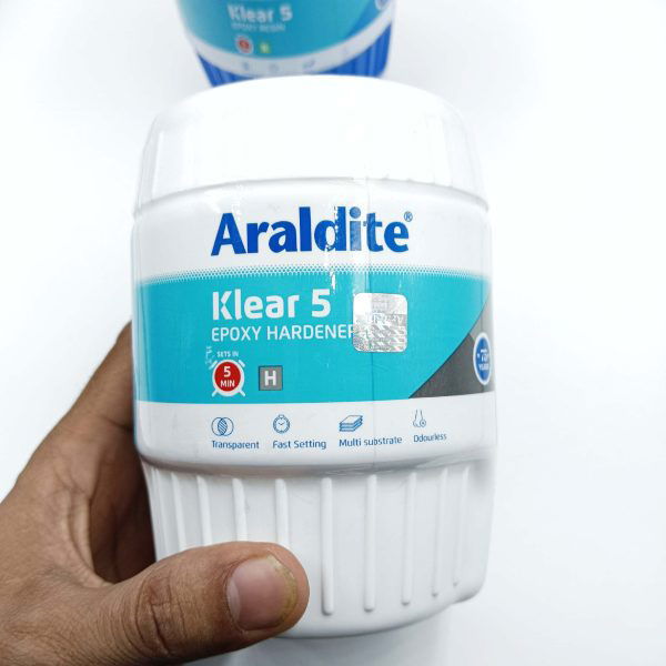 Araldite klear Epoxy Adhesive Resin and Hardener 1kg 5min fast and crystal clear