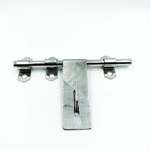 Door aldrop steel 8inch 12mm glossy finish stainless steel door lock latch