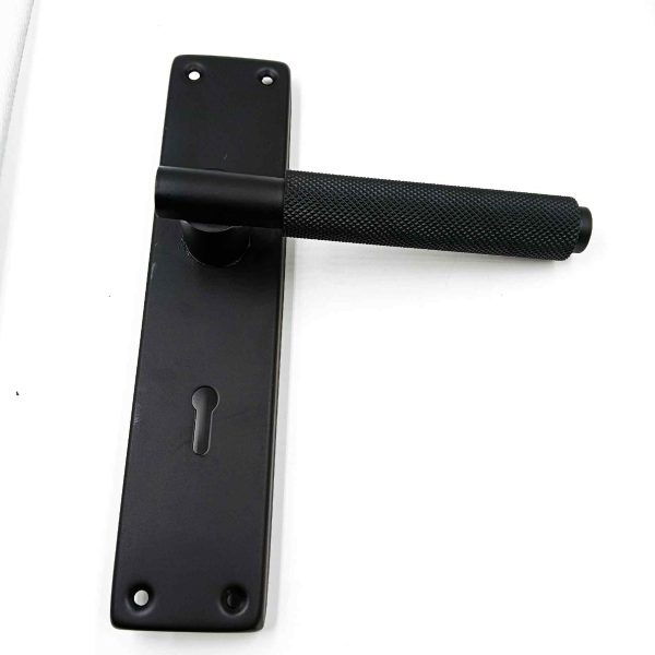 Mortise lock Black matt finish 8inch square model