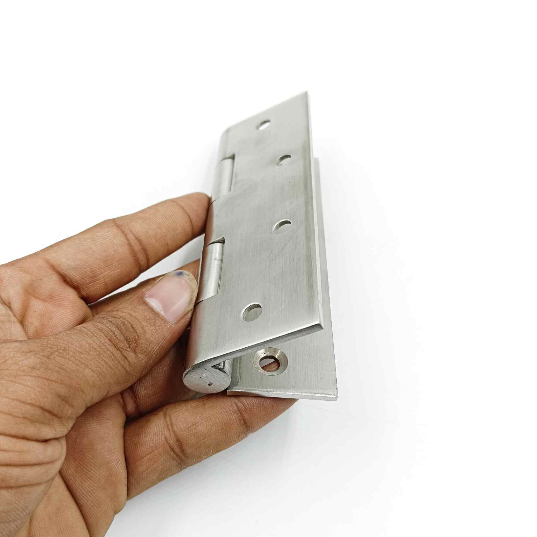 Door hinges 5inch Steel bearing heavy 5*10 s.s matt finish slow movement  (1535) - Bhoomi Hardware