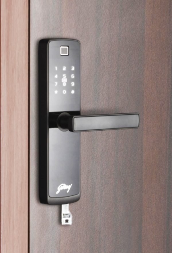 Godrej Digital mortise door lock CATUS TOUCH PLUS smart lock 3 years warrenty 4202-rose gold finish access by fingerprint,pin code,key,password,RFID card