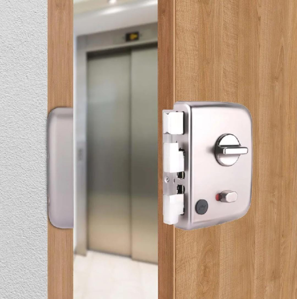 Godrej maindoor lock 4451 centaur for double doors 15 years warranty with satin finish free installation