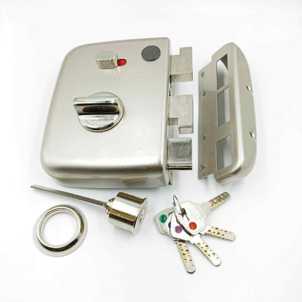 Godrej maindoor lock 4451 centaur for double doors 15 years warranty with satin finish