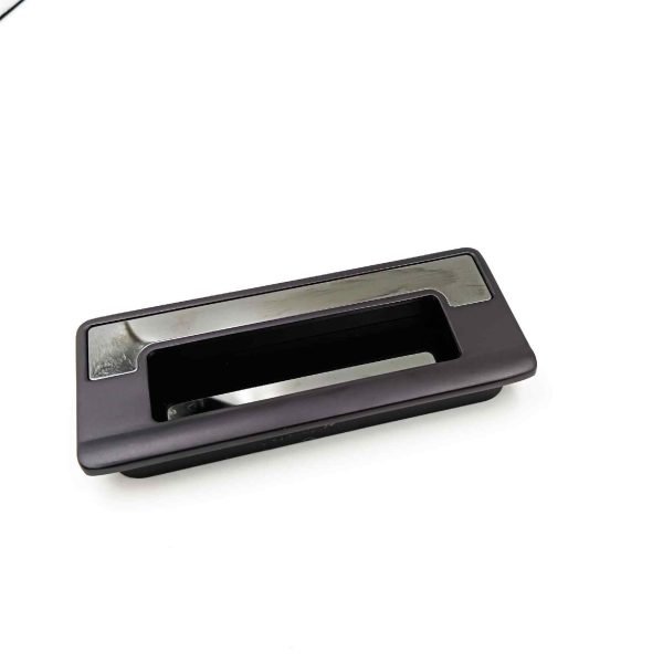 Concealed handle black 2607 sliding door handle 4",8",10"