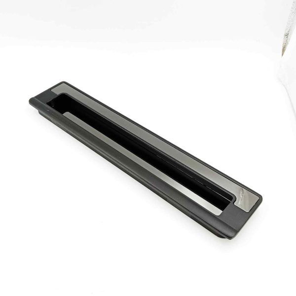 Concealed handle black 2607 sliding door handle 4",8",10"