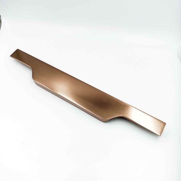 Profile handle Rosegold back screw 6",8",12",18",24" aluminium handle