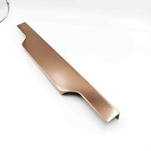 Profile handle Rosegold back screw 6",8",12",18",24" aluminium handle