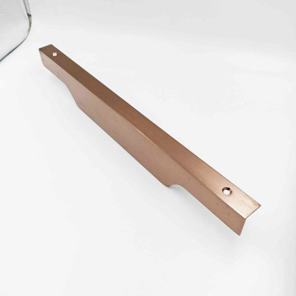 Profile handle Rosegold back screw 6",8",12",18",24" aluminium handle