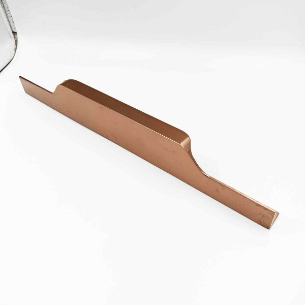 Profile handle Rosegold back screw 6",8",12",18",24" aluminium handle