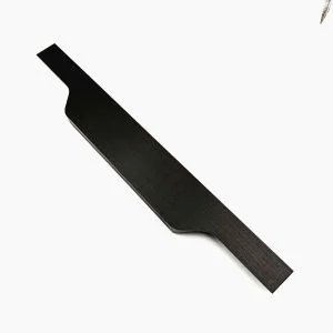 Kitchen Edge Profile handle Black matt back screw 6",8",12",18",24" aluminium handle