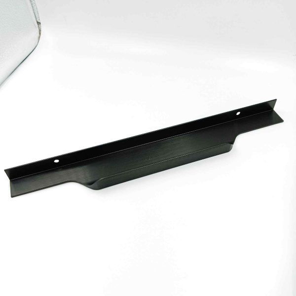 Kitchen Edge Profile handle Black matt back screw 6",8",12",18",24" aluminium handle