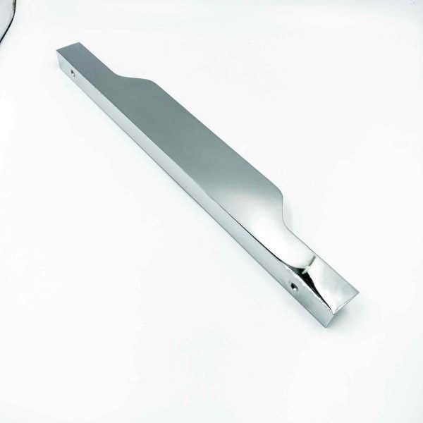 Kitchen Edge Profile handle c.p crome back screw 6",8",12",18",24" aluminium handle