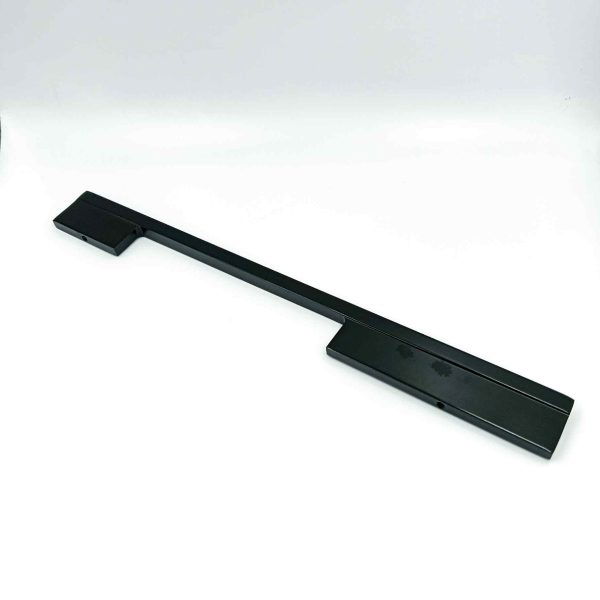 Drawer wardrobe cupboard handle black glossy 6",8",12",18",24" square handle slim 3528