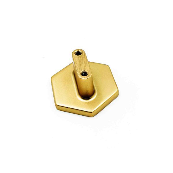 Drawer cabinet knob hexagon 234 pvd gold 50mm (2") best quality