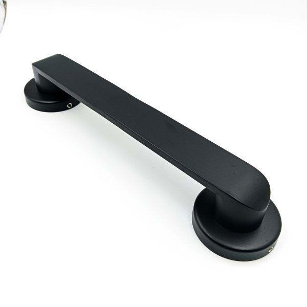 Maindoor handle Black matt 200mm