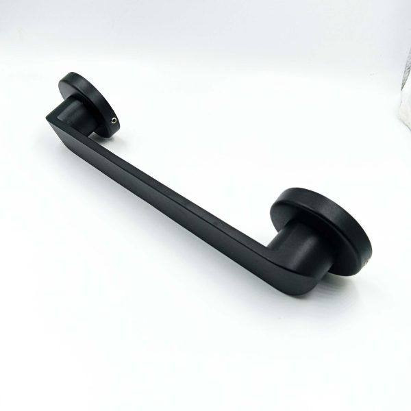 Maindoor handle Black matt 200mm