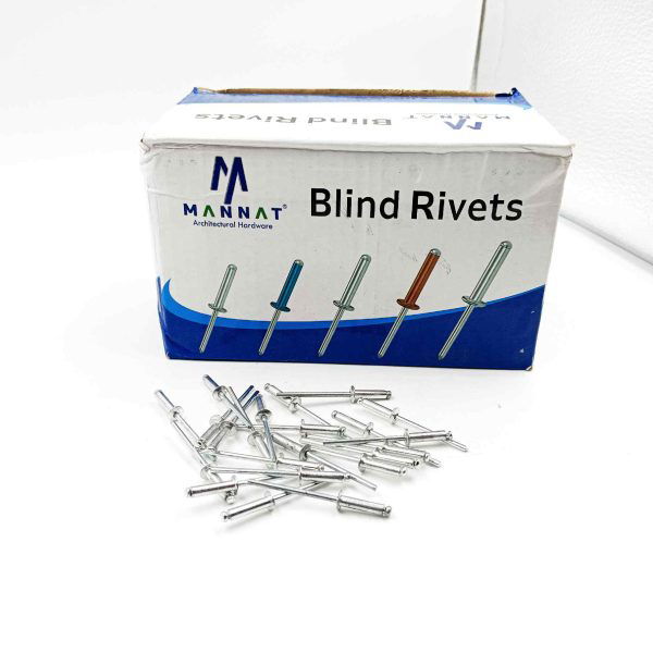 Aluminium blind gun rivets 1/8"*1/2" (3mm*12mm)