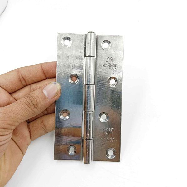 Door hinges 5inch Steel normal 5*14 steel glossy finish mannat