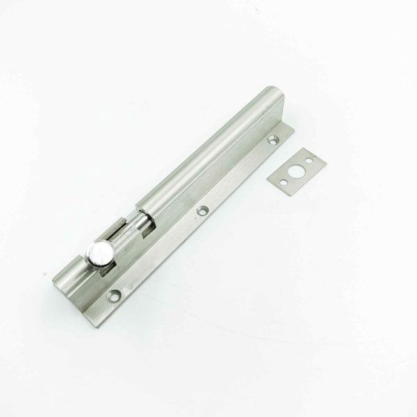 L tower bolt aluminium for wardrobe door heavy 4",6",8" s.s matt finish