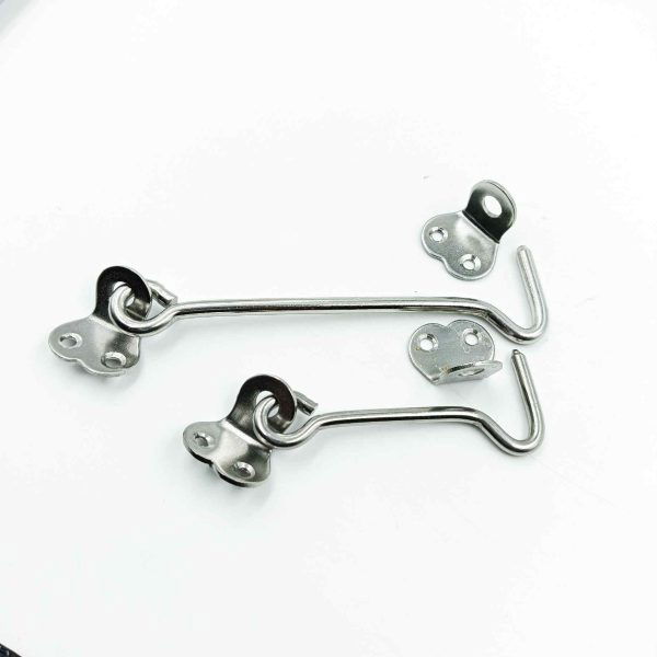 Steel gatehooks 5mm window stay hooks plate type 2",2.5",3",4",5",6" steel