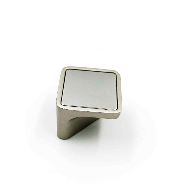 Drawer cabinet knob square 235 pvd steel 25mm (1") best quality