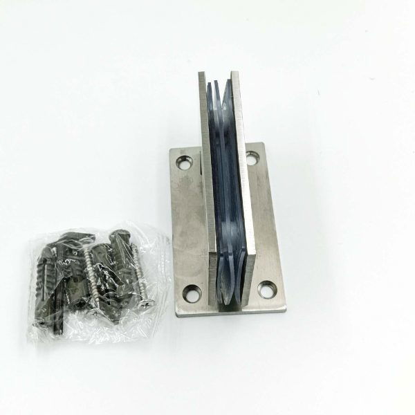 Glass door hinges 90 degree glass to wall stainless steel