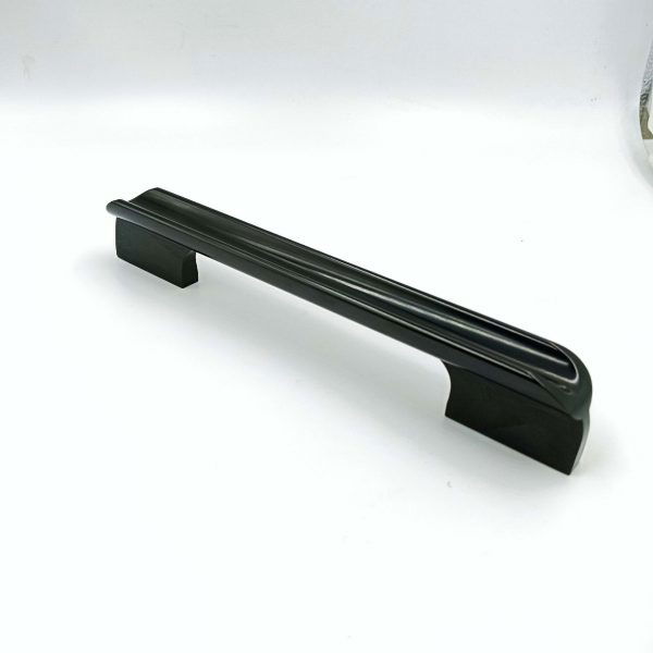 Drawer wardrobe cupboard handle black glossy 6",8",12",18",24",36" fancy 3526