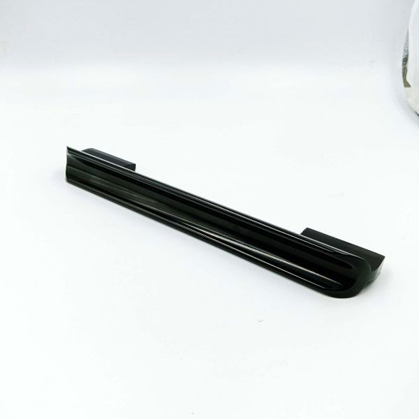 Drawer wardrobe cupboard handle black glossy 6",8",12",18",24",36" fancy 3526