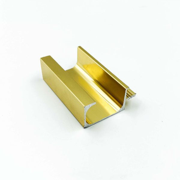 G profile handle pure Gold glossy imported finish 10ft length 35mm width best quality