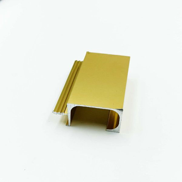 G profile handle pure Gold glossy imported finish 10ft length 35mm width best quality