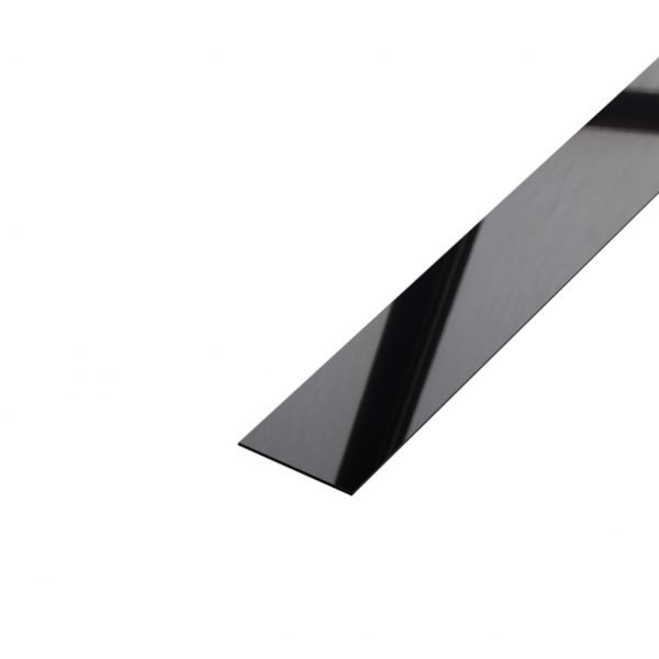 Self adhevise PVD black glossy flat strips 10mm,20mm,25mm,30mm.