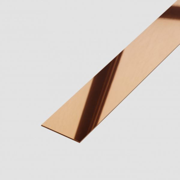 Self adhevise PVD Rosegold strips 10mm,20mm,25mm,30mmm,40mm,50mm width