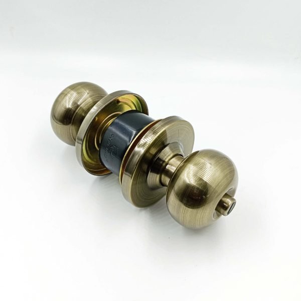 Cylindrical lock keyed Antique finish for bedroom (with key) (60mm latch)