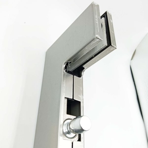 Big L Patch Connector Glass Door Fitting Accessories Heavy Stainless Steel 9"*4" for Tempered or toughened glass CPY