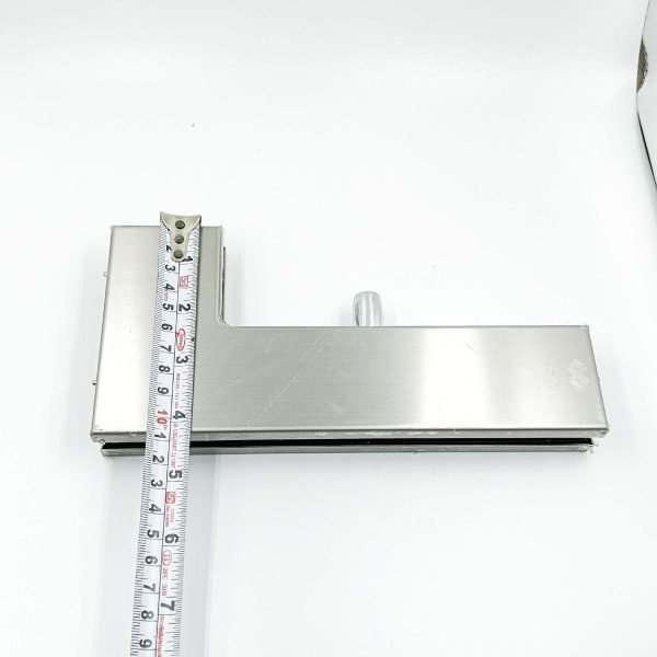 Big L Patch Connector Glass Door Fitting Accessories Heavy Stainless Steel 9"*4" for Tempered or toughened glass CPY
