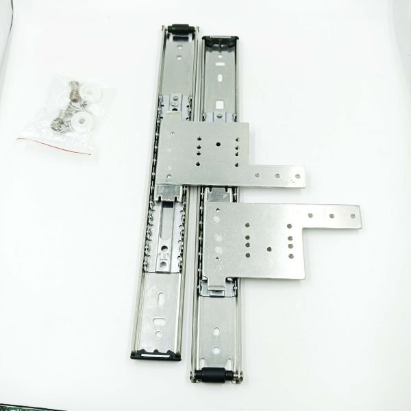 Pocket drawer channel 12",14",16",18",20" zinc for concealed doors